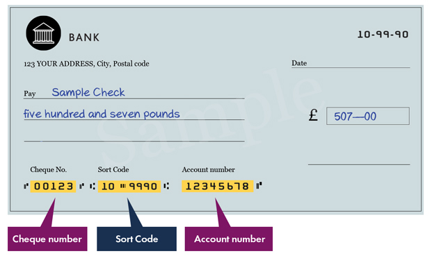 Cheque Sample